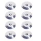 thumbnail image 1 of de 8 almohadillas para altavoces, base cónica para soporte de aislamiento para amplificador DVD , Plata, 1 of 5