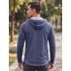 thumbnail image 3 of Camisetas con capucha de manga larga ligeras para gimnasio de hombres XL azul oscuro, 3 of 5