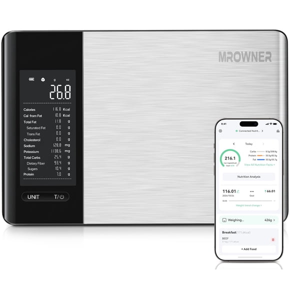 Báscula Smart Food Kitchen Con Calculadora Nutricional