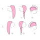 thumbnail image 3 of Toalla Microfibra Pelo Toalla Turbante Toalla De Pelo, 3 of 4