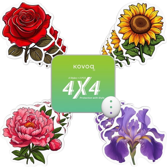 Overpatch KOVOQ Dexcom G7/Stelo Impermeable con Diseño Floral