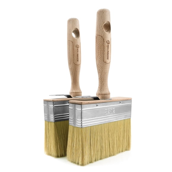 Pincel Rollingdog Deck Stain, 11,43 cm, paquete de 2 unidades