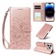 thumbnail image 1 of Funda Cartera para iPhone 14 Pro Max Perro Cachorro Grabado con Tarjetas Soporte Correa Rosa, 1 of 6
