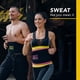 thumbnail image 2 of Cinturón recortador de cintura Sports Research Sweet Sweat Yellow M, 2 of 9