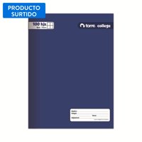 Cuaderno College, Croquis 100 Hojas, Color Surtido 1 Un Torre