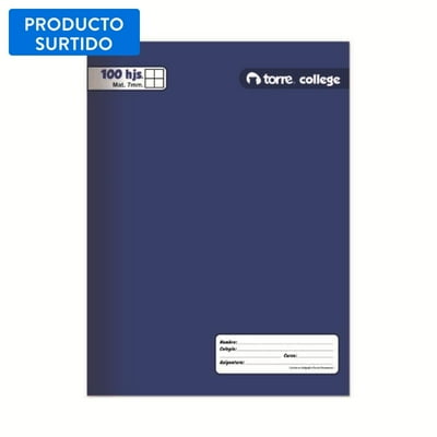 Cuaderno College, Croquis 100 Hojas, Color Surtido 1 Un Torre