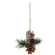 thumbnail image 2 of Ardilla artificial colgante colgante para el hogar Navidad Navidad fiesta diciembre gris, 2 of 3