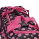 thumbnail image 4 of Bolsa de lona con ruedas Rockland, color negro y rosa, 22 pulgadas, 4 of 8