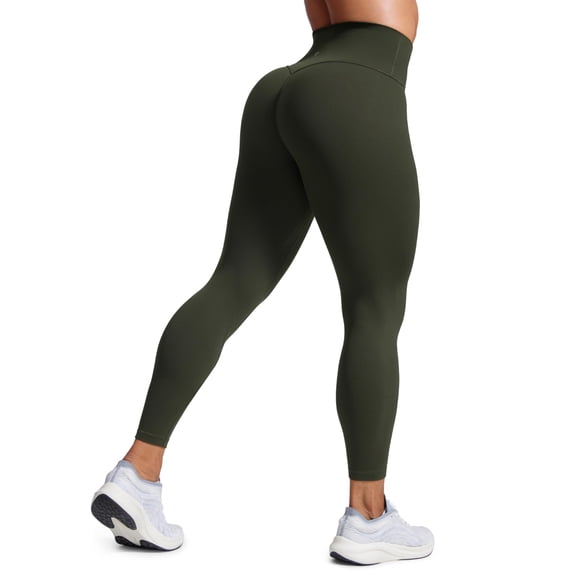 Pantalones CRZ YOGA Secretsculpt Butterlift Cintura Alta 64 cm Oliva