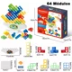 thumbnail image 2 of 64pcs Torre Jenga Juegos Didácticos Mesa Para Niños, 2 of 5
