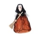 thumbnail image 4 of Accesorio De Decoración De Halloween Muñeca De Bruja Misteriosa Para Apartamento Dormitorio Sala De Estar Naranja, 4 of 5