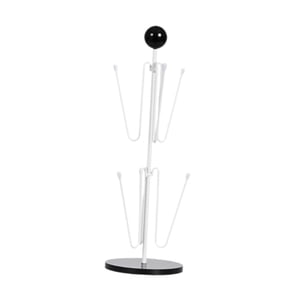 Bothyi - Soporte Para Taza De Café, Soporte Para Encimera, Estante Para Tazas, Escurridor De Botellas, Soporte Para Oficina Y Hogar, Negro