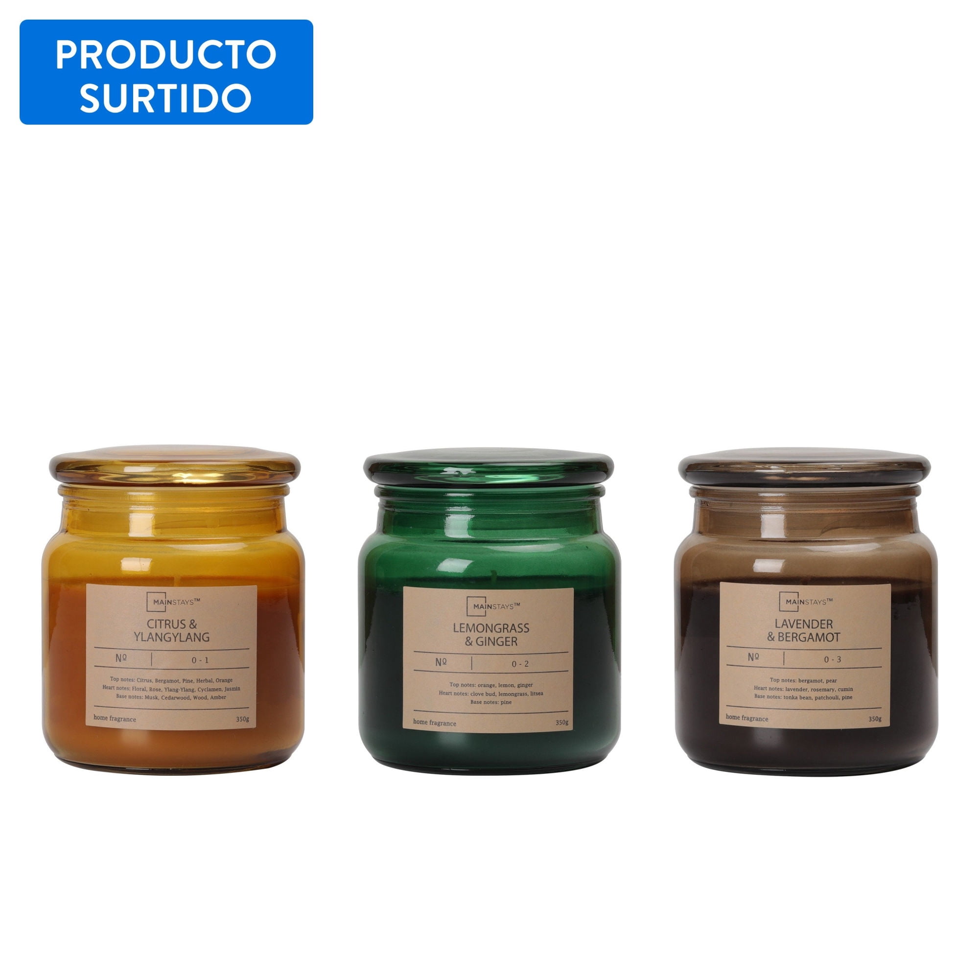 Vela glossy 350G Fragancia Surtida , 1 un