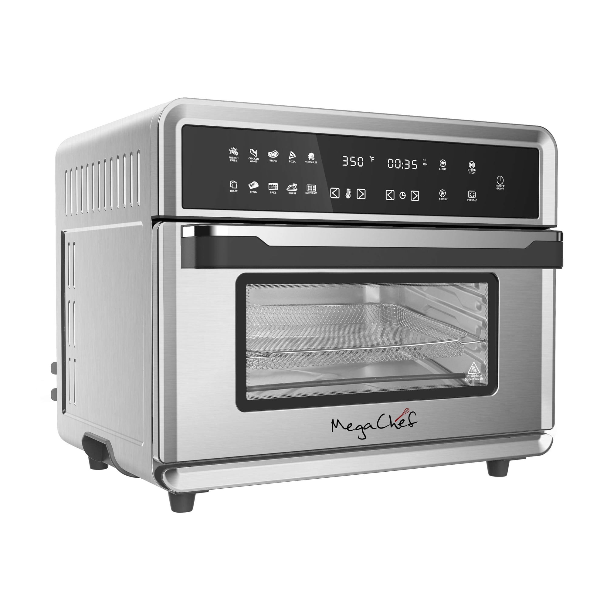 Horno De Encimera Megachef 10 En 1 25l Cromo Plateado