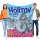 thumbnail image 1 of ¡Horton escucha a Quién! anti-pilling, suave, ligera, esponjosa y acogedora de lujo para hogar y cocina – Perfecta para niños y adultos, 100 x 150 cm, 1 of 6