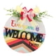 thumbnail image 1 of Signo De Bienvenida De Arco Iris, Decoración De Arte De La Pared, Colgador De Pared, Letrero De Puerta De Granja, 1 of 5