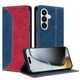 thumbnail image 1 of Funda FOXDOCK para Samsung Galaxy S24 de Cuero Premium Bicolor con Ranuras RFID, Carcasa Tipo Billetera Antigolpes y Soporte Plegable, 1 of 6