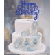 thumbnail image 2 of Decoración para tartas EONNCNT con purpurina azul real para cumpleaños, 2 of 6