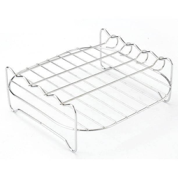 Rejilla Para Freidora De Aire, Estante De Enfriamiento Para Horno, Bandeja Para Hornear Pinchos Para Hornear Pizzas Y Horno