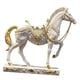 thumbnail image 3 of Estatua De Caballo Ornamento Figura De Arte Coleccionable Para Decoración Del Hogar Oficina Dormitorio Blanco, 3 of 4