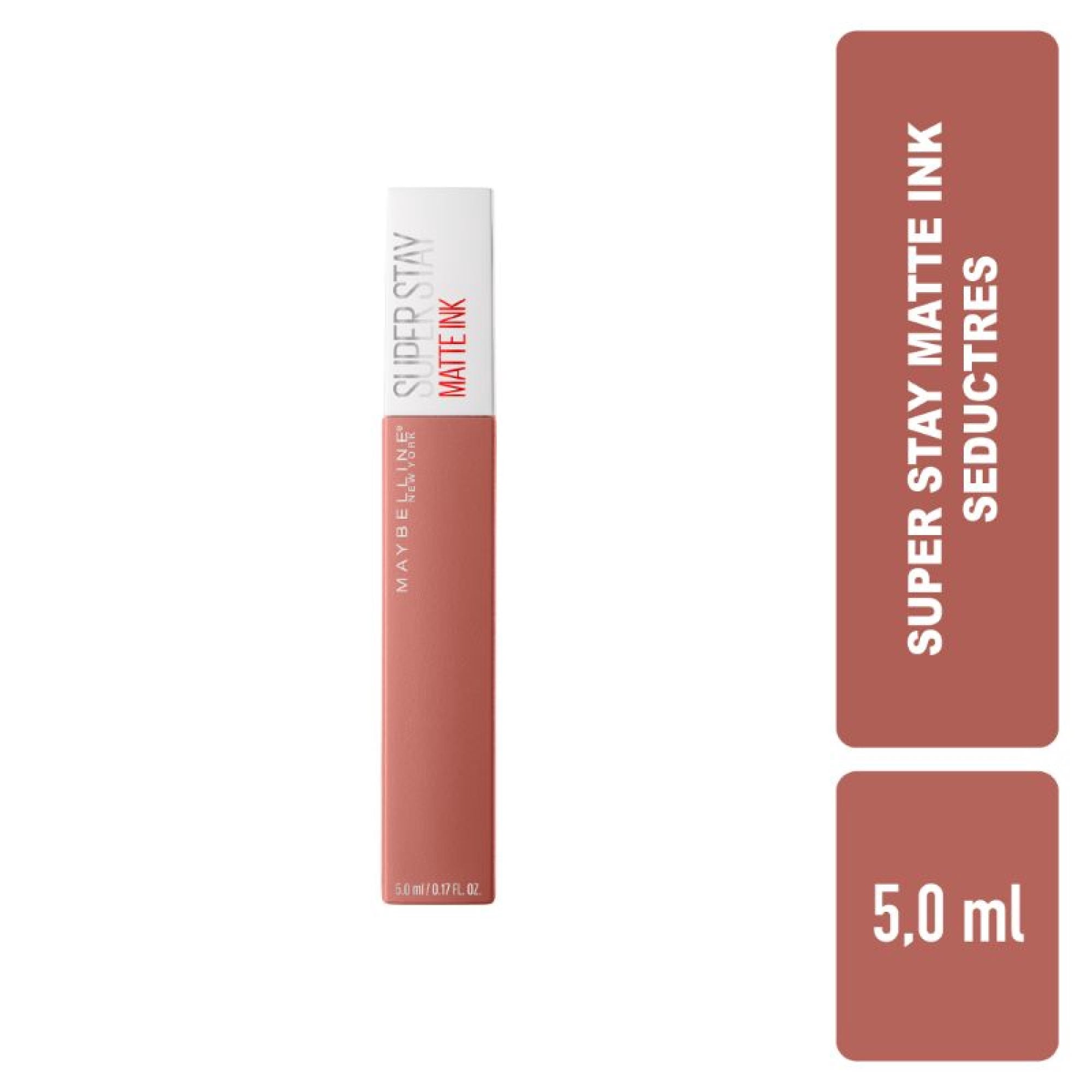 Labial Maybelline Larga Duración Superstaymatte Ink 65 Seductres