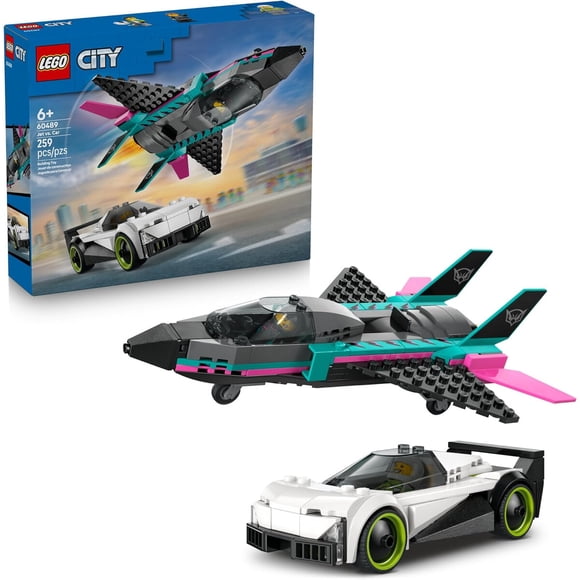 LEGO City Jet vs Auto Set de Construccion 60489