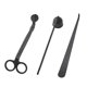thumbnail image 2 of 3PCS Vela Wick Trimmer Snuffer Dipper Cutter Extinguir Kit De Herramientas Negro, 2 of 5