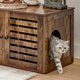 thumbnail image 4 of Mueble Pet Casa Armario para Gato 50x80x53 cm MarrÃ³n, 4 of 7