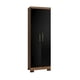 thumbnail image 1 of Alacena Armario Multiuso 2 Puertas con Llave Canela Negro 187x60.9x37.3 cm MDP Be Design, 1 of 5