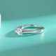 thumbnail image 3 of Anillos de Boda de Moissanita de 1 Uds para Mujer Chapados en Oro de 18K Anillos de Diamante de Plata Esterlina S925 Color D VVS1 Anillos de Moissanita Anillos de Compromiso con Certificado, 3 of 8