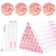 thumbnail image 1 of Dming 20 piezas Cepillo de Pestañas Brocha de Rímel Herramienta de Maquillaje para Extensión de Pestañas Cepillo de Limpieza Diamante Estrella L rosa, 1 of 7