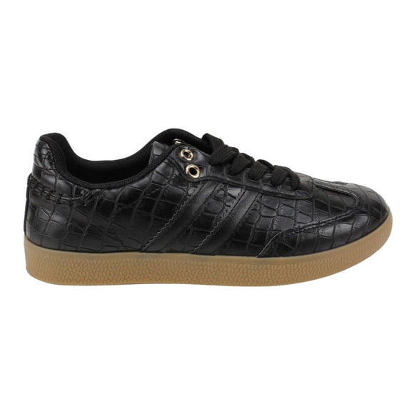 Zapatilla New Walk Urbana Croco Negra