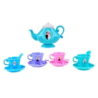 Mini Set De Té Con Cucharas Disney - Frozen Tetera Celeste