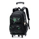 thumbnail image 1 of High-capacity on 2/6 Wheels Waterproof Luggage Rolling Bag Student Shoulder Backpack Detachable Children Rolling School Bags, 1 of 3