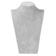 thumbnail image 1 of Soporte De Soporte De Maniquí Para Busto De Exhibición Colgante De Collar De Terciopelo Gris Ancho 235 X Alto 390 Mm, 1 of 5