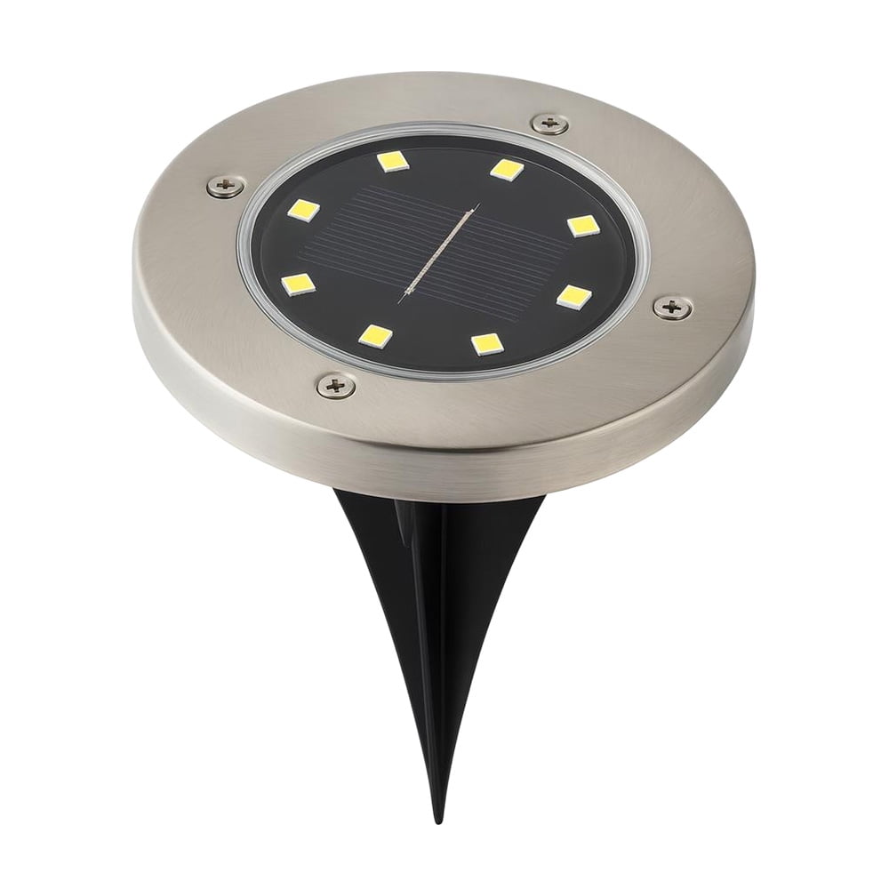 Megabritht - Estaca Solar Led Megabright Round Floor (set 2 Unid) 4000k