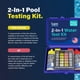 thumbnail image 3 of Kit de prueba para piscina Lupo Global 2 en 1 cloro y pH, 3 of 9