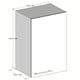 thumbnail image 4 of MUEBLE COCINA MODULAR 100% ARMADO AEREO 1 PUERTAS 40CMS BLANCO, 4 of 4