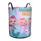 thumbnail image 2 of Cry Babies Cesta de lavandería de gran capacidad redonda con asa, bolsa para ropa sucia plegable, almacenamiento para dormitorio, baño y lavadero 44x35 cm, 2 of 6