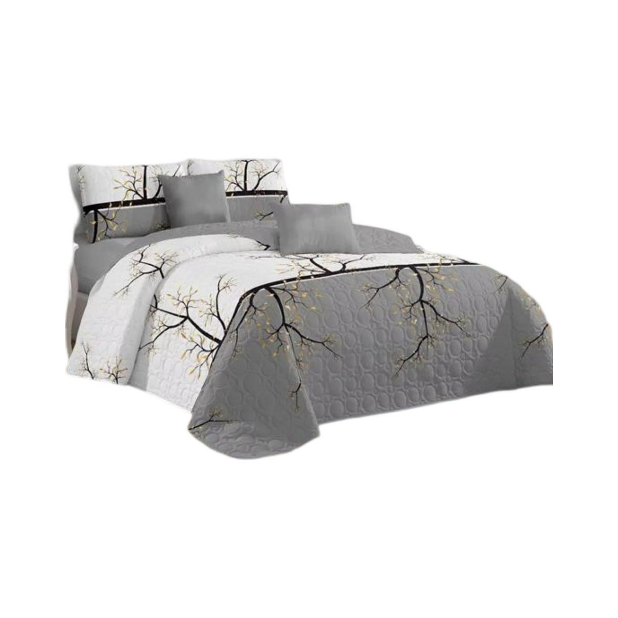 Genérico - Quilt Verano 2 Plazas+2 Fundas Verano Suave 13n43