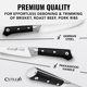 thumbnail image 2 of Cutluxe Curved Boning Knife, 6 in, 2 of 3