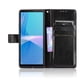 thumbnail image 3 of Funda tipo libro para Sony Xperia 10 III, cartera todo‑en‑uno, funda multifuncional con tarjetero y correa de muñeca desmontable, 3 of 4