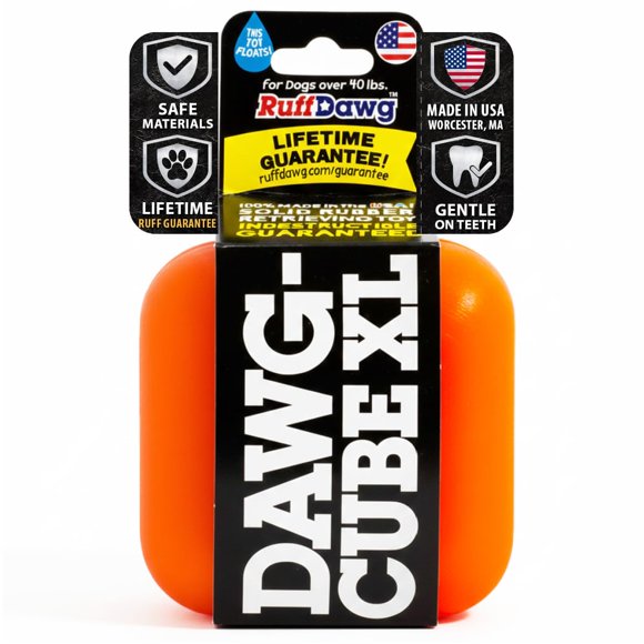 Juguete para perro Ruff Dawg Cube XL de goma resistente para masticar