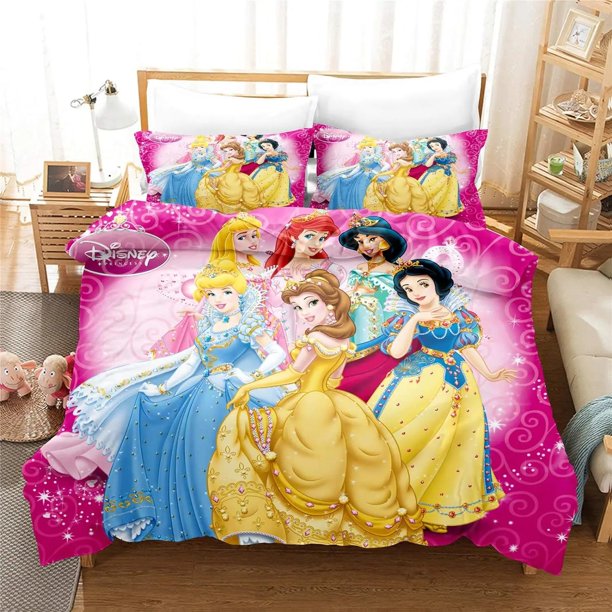 Tangled Rapunzel Princess Bedding Set,Bed Cover King Size, Cartoon Bed Cover,3D Children Bedding Set Bed Sheets