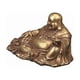 thumbnail image 2 of Buda Gordo Mini Estatua, Buda Gordo Hincado Decorativo Dorado, 2 of 2
