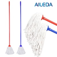 Aileda - Mopa Fregona De Algodon Para Repuesto Limpiador De Piso 1.2M
