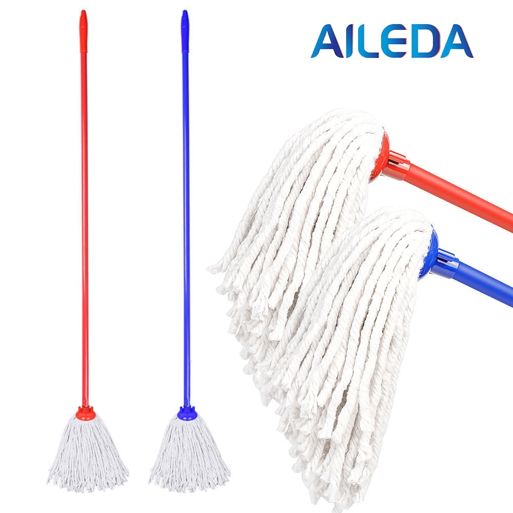 Aileda - Mopa Fregona De Algodon Para Repuesto Limpiador De Piso 1.2m