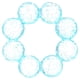 thumbnail image 3 of Mordedor Circular Infantino Azul Agua Suave BPA Free, 3 of 3