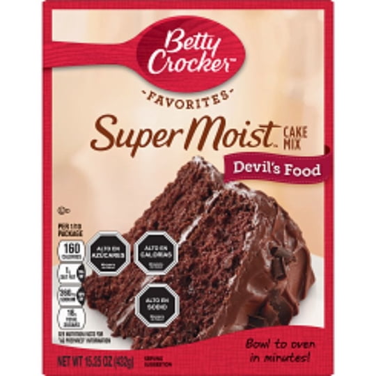 Premezcla Para Torta Chocolate Devil's Caja 432 g Betty Crocker