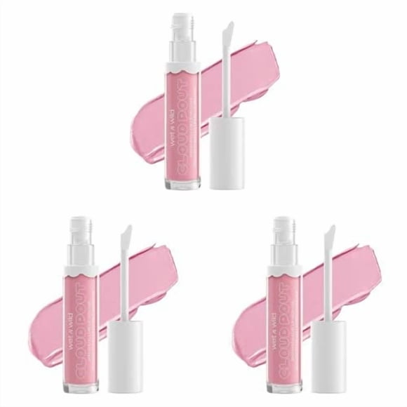 Lápiz labial líquido wet n Wild Cloud Pout Marshmallow Pink x3